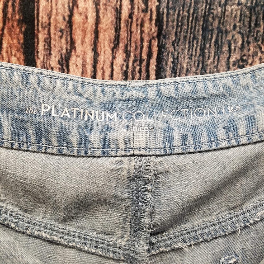 Light Wash Gauchos - Picture 5 of 7